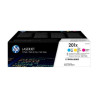 Tóner HP CF401X/CF402X/CF403X Pack de 3 Cartuchos de Toner
