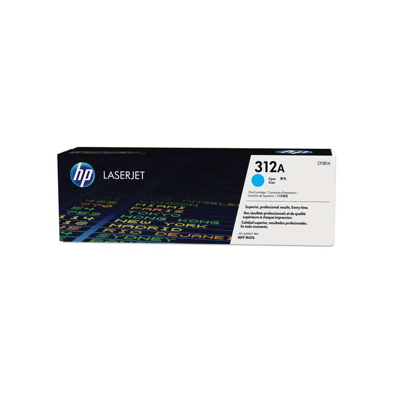Tóner HP CF381A Cyan Original - 163,00€ | Envío 24h