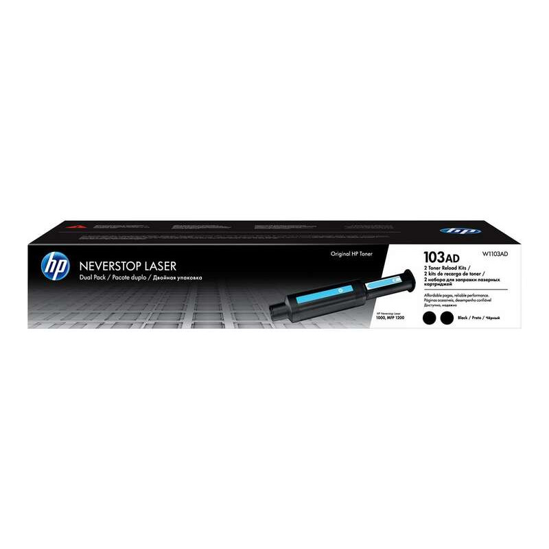 Tóner HP W1103A Pack de 2 Cartuchos de Toner es - 21,33€