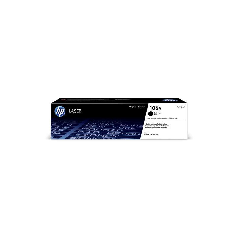 Tóner HP W1106A Negro Original - 56,56€ | Envío 24h
