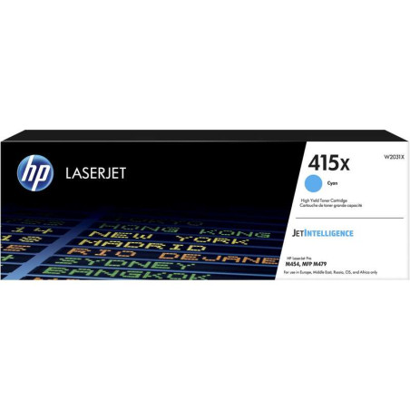 Tóner HP W2031X Cyan Original - 280,80€ | Envío 24h