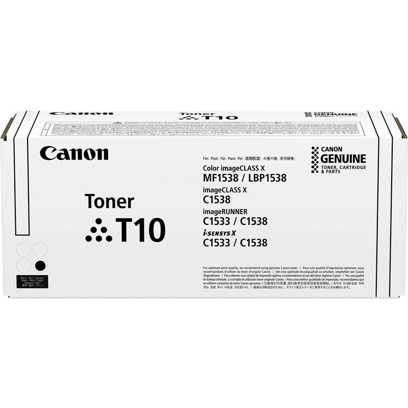 Tóner Canon T10 Negro Original - 60,65€ | Envío 24h
