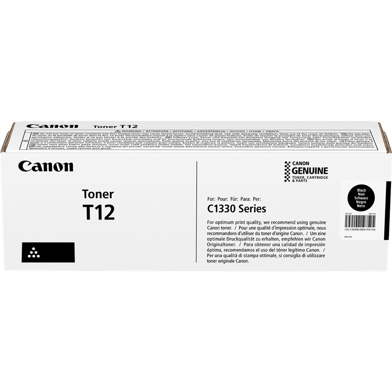Tóner Canon T12 Negro Original - 69,60€ | Envío 24h