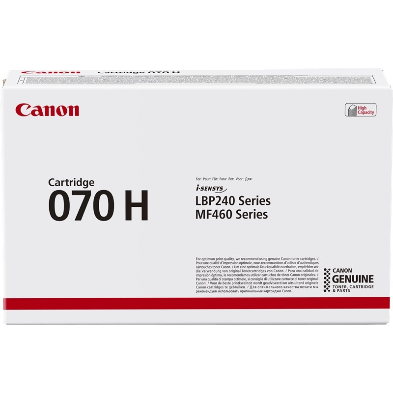 Tóner Canon 070H Negro Original - 141,34€ | Envío 24h
