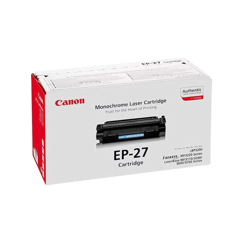 Tóner Canon EP-27 Negro Original - 59,85€ | Envío 24h