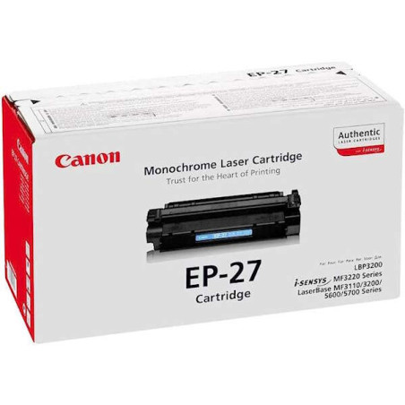 Tóner Canon EP-27 Negro Original - 59,85€ | Envío 24h