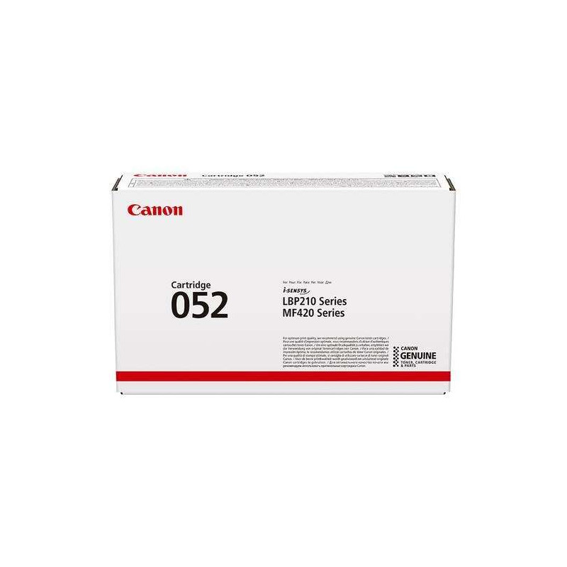 Tóner Canon 052 Negro Original - 111,34€ | Envío 24h
