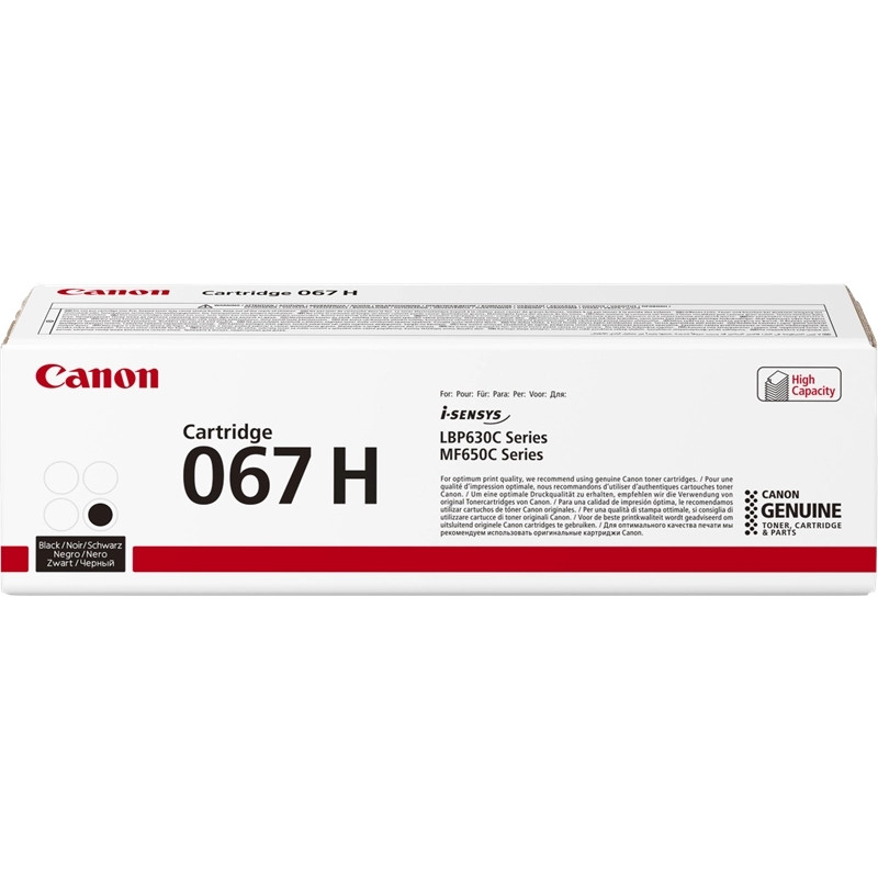 Tóner Canon 067H Negro Original - 83,49€ | Envío 24h