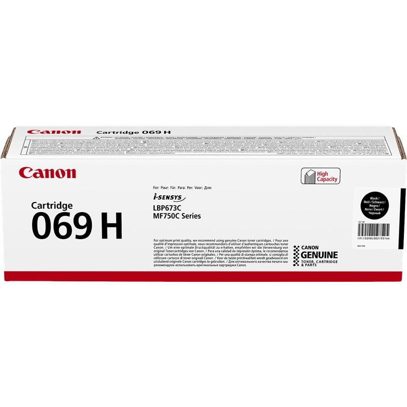 Tóner Canon 069H Negro Original - 138,13€ | Envío 24h