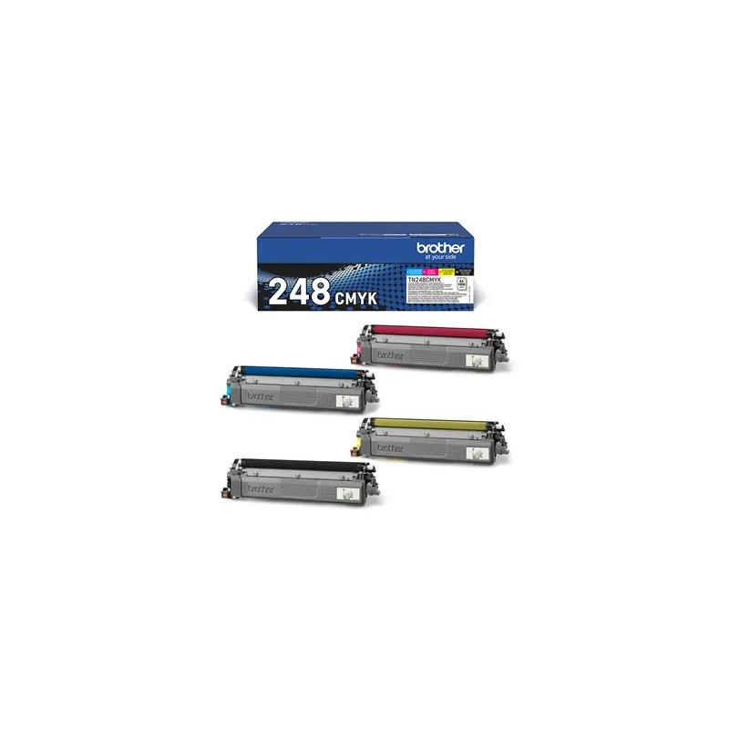 Tóner Brother TN248CMYK Pack de 4 Cartuchos de Toner es 