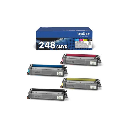 Tóner Brother TN248CMYK Pack de 4 Cartuchos de Toner es 