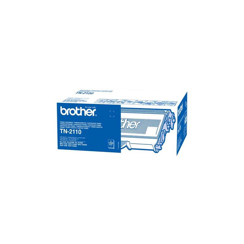 Tóner Brother TN2110 Negro Original - 54,37€ | Envío 24h