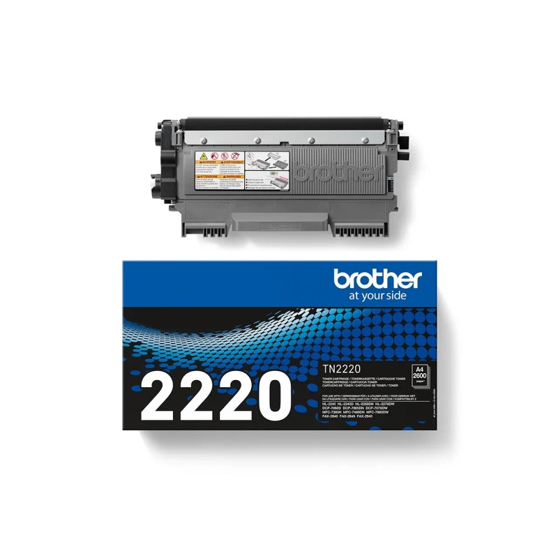 Tóner Brother TN2220 Negro Original - 74,43€ | Envío 24h