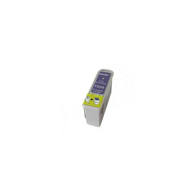 Cartucho de tinta Epson T026 Negro Compatible - 2,60€