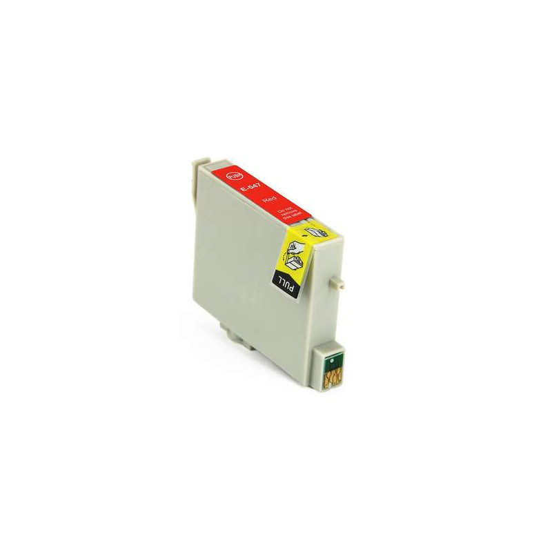 Cartucho de tinta Epson T0547 Rojo Compatible - 2,60€