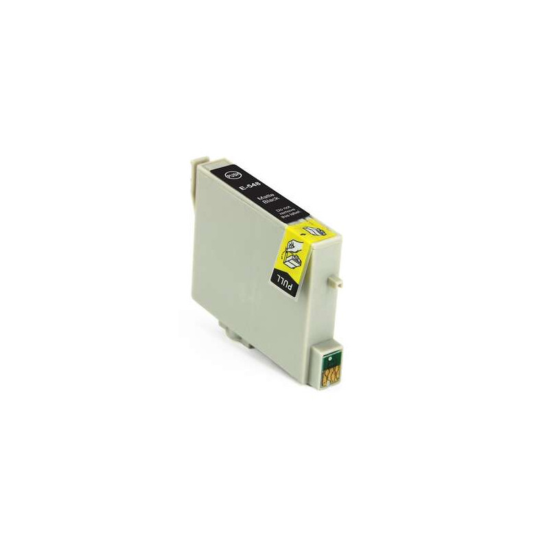 Cartucho de tinta Epson T0548 Negro Mate Compatible - 2,60€