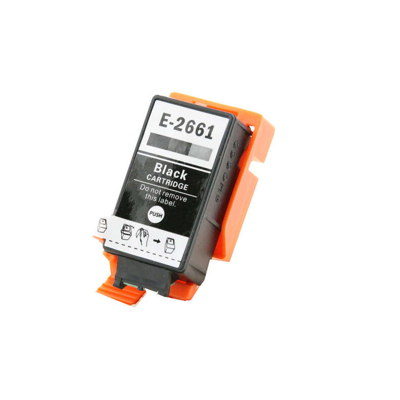 Cartucho de tinta Epson T266 Negro Compatible - 3,93€