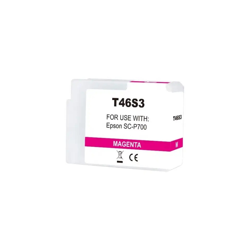 Cartucho de tinta Epson T46S3 Magenta Vivido Pigmentada 