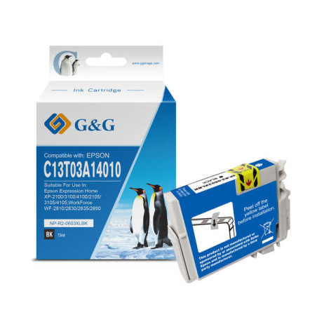 Cartucho de tinta Epson G&G 603XL Pigmentada - 6,64€