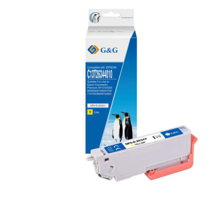 Cartucho de tinta Epson G&G T2634/T2614 (26XL) - 2,60€