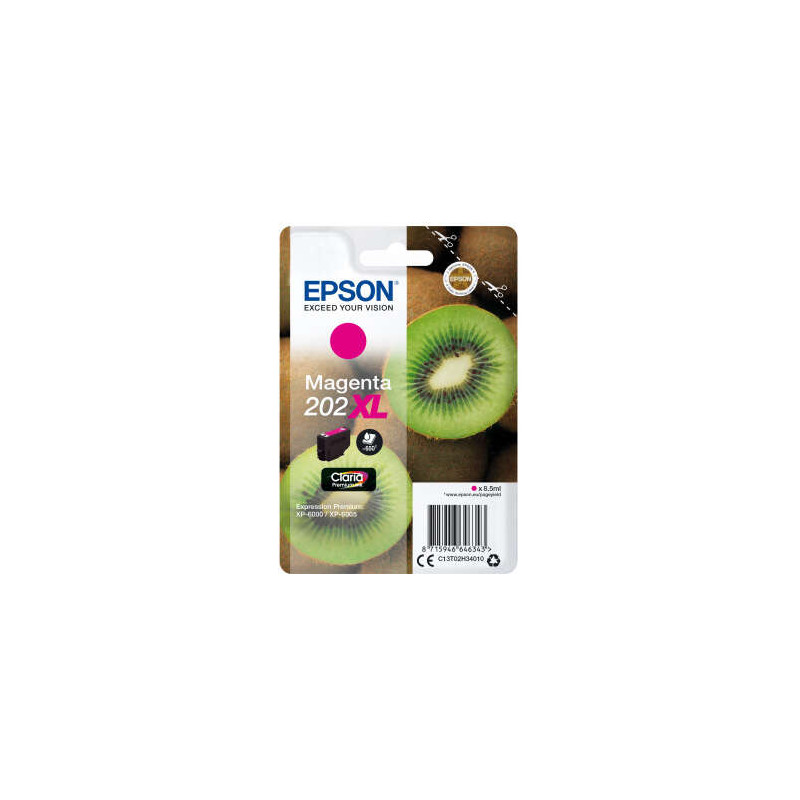 Cartucho de tinta Epson 202XL Magenta Original - 21,80€