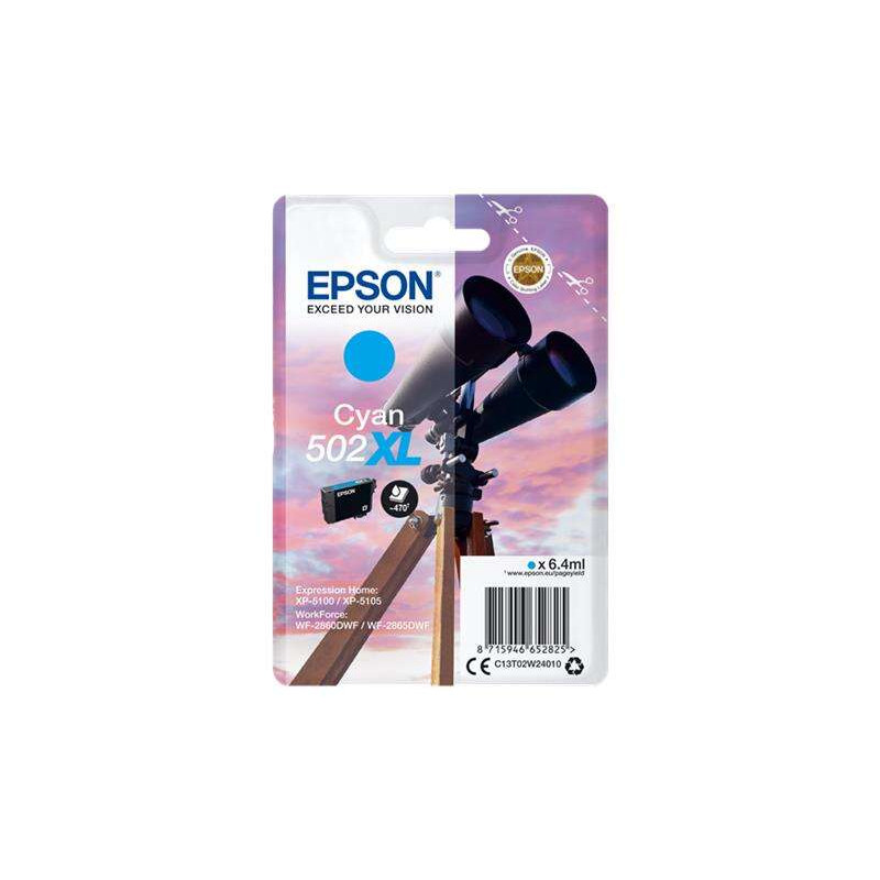 Cartucho de tinta Epson 502XL Cyan Original - 19,35€