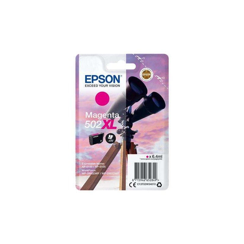 Cartucho de tinta Epson 502XL Magenta Original - 19,35€