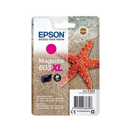 Cartucho de tinta Epson 603XL Magenta Original - 17,62€