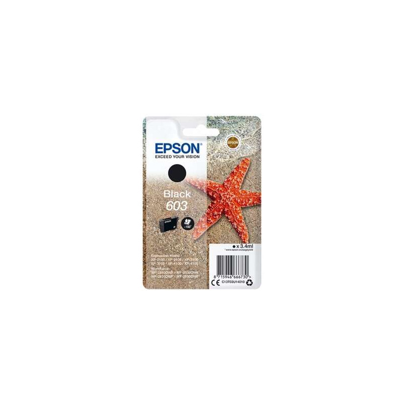 Cartucho de tinta Epson 603 Negro Original - 14,93€