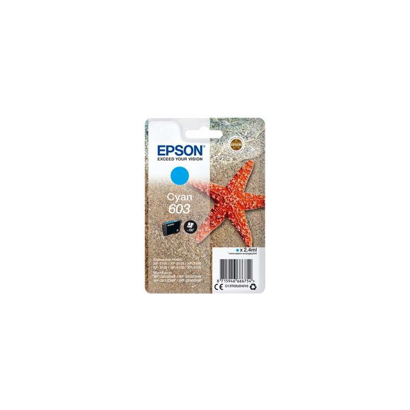 Cartucho de tinta Epson 603 Cyan Original - 8,80€