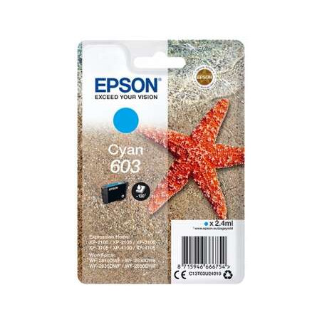 Cartucho de tinta Epson 603 Cyan Original - 8,80€