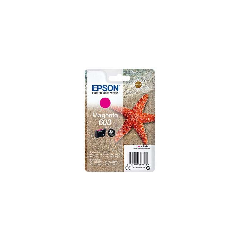 Cartucho de tinta Epson 603 Magenta Original - 8,80€