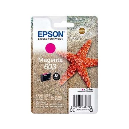 Cartucho de tinta Epson 603 Magenta Original - 8,80€
