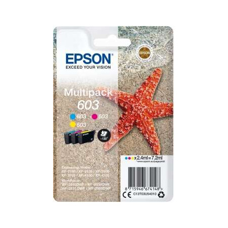 Cartucho de tinta Epson 603 Pack de 3 Cartuchos de Tinta es