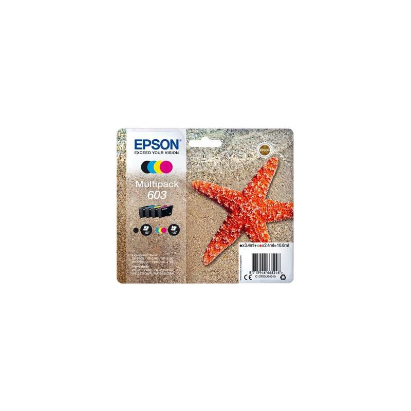 Cartucho de tinta Epson 603 Pack de 4 Cartuchos de Tinta es
