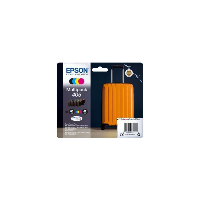 Cartucho de tinta Epson 405 Pack de 4 Cartuchos de Tinta es