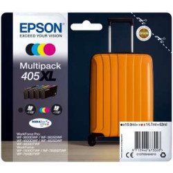 Cartucho de tinta Epson 405XL Pack de 4 Cartuchos de Tinta