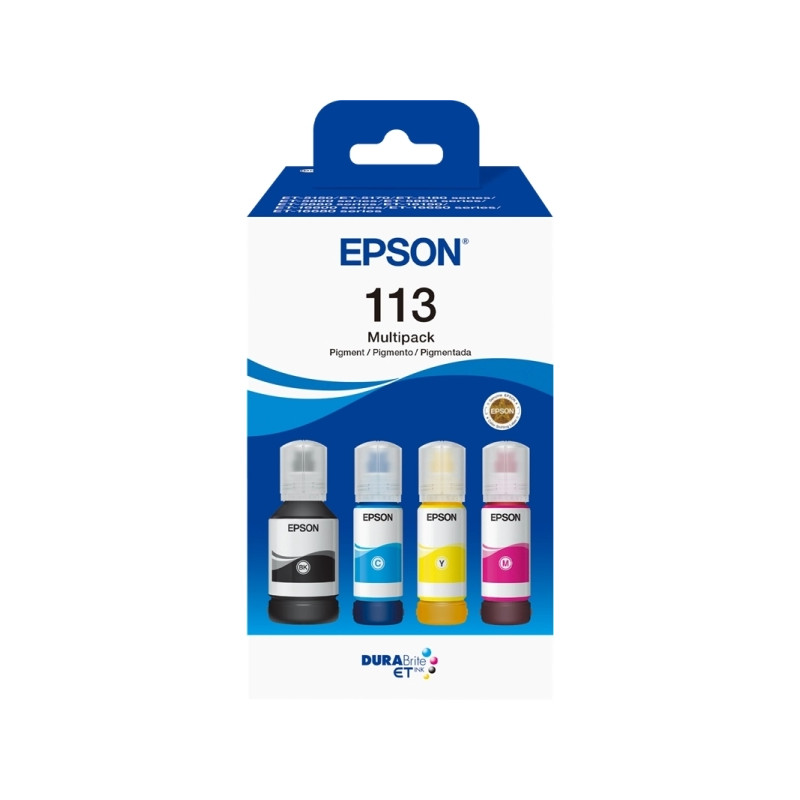 Cartucho de tinta Epson 113 Pack de 4 Botellas de Tinta