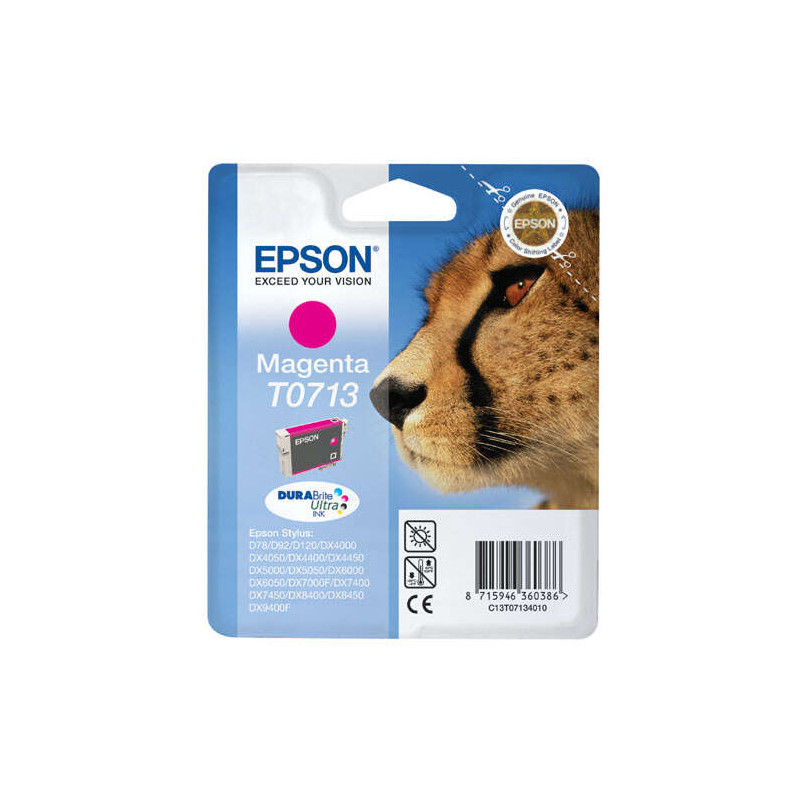 Cartucho de tinta Epson T0713 Magenta Original - 14,07€