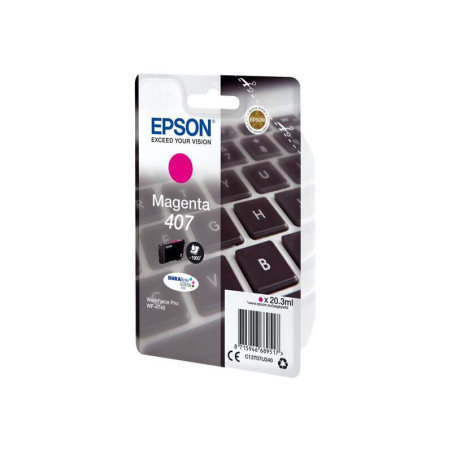Cartucho de tinta Epson 407 Magenta Original - 32,98€