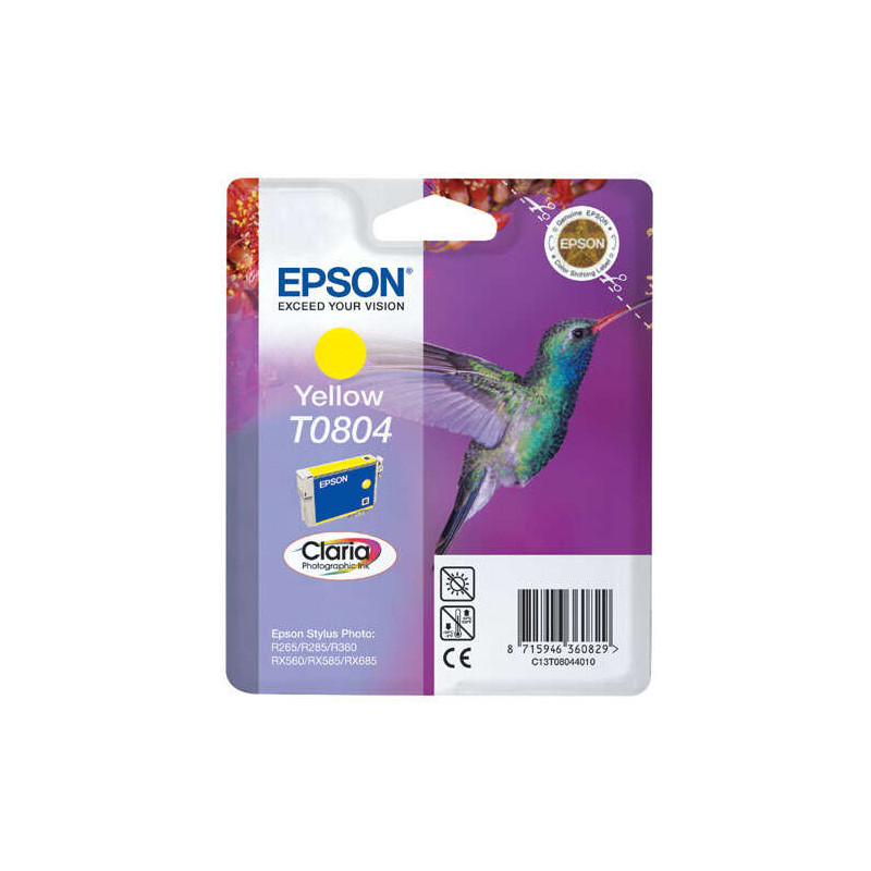 Cartucho de tinta Epson T0804 Amarillo Original - 13,21€