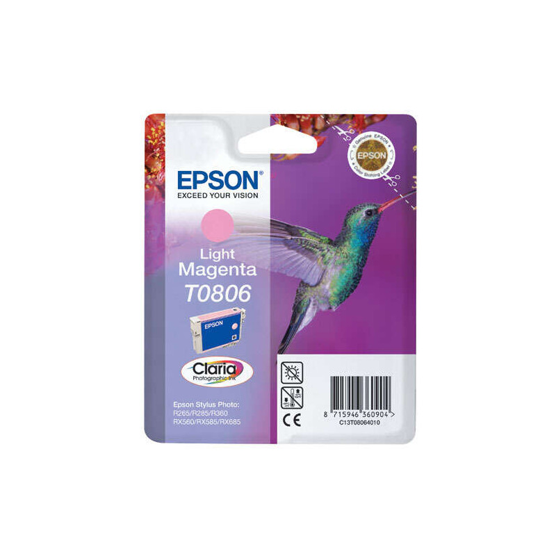 Cartucho de tinta Epson T0806 Original - 13,21€