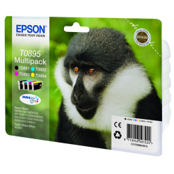 Cartucho de tinta Epson T0895 Pack de 4 Cartuchos de Tinta