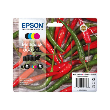 Cartucho de tinta Epson 503XL Pack de 4 Cartuchos de Tinta