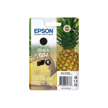 Cartucho de tinta Epson 604 Negro Original - 17,07€