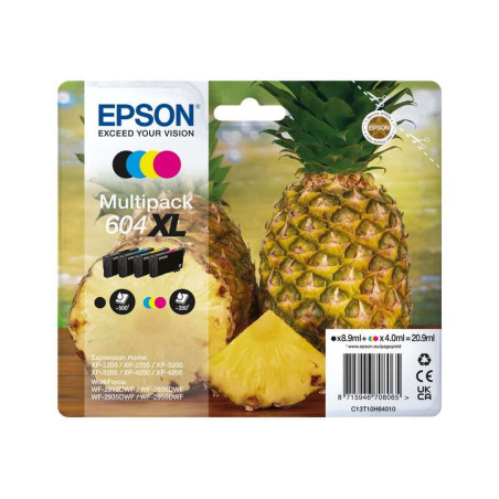 Cartucho de tinta Epson 604XL Pack de 4 Cartuchos de Tinta