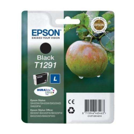 Cartucho de tinta Epson T1291 Negro Original - 16,71€