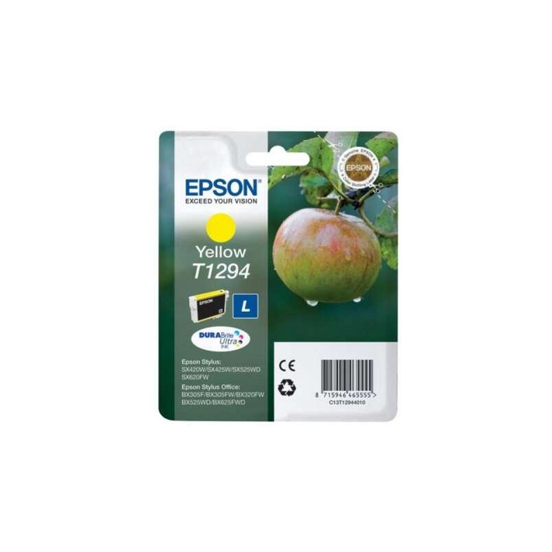 Cartucho de tinta Epson T1294 Amarillo Original - 16,78€