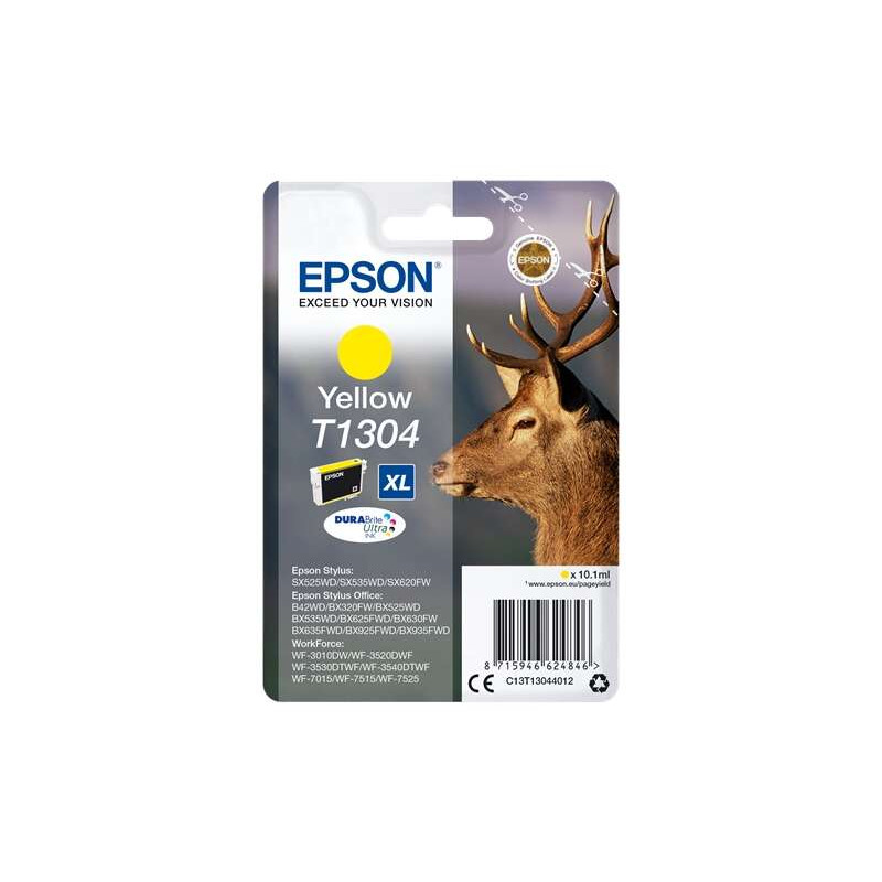 Cartucho de tinta Epson T1304 Amarillo Original - 18,54€