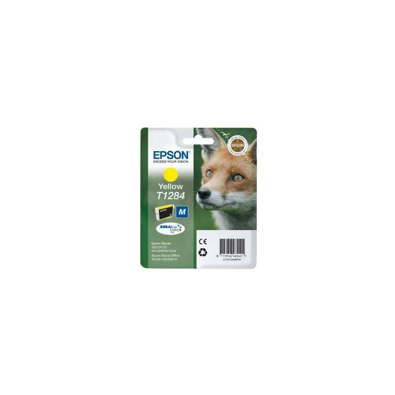 Cartucho de tinta Epson T1284 Amarillo Original - 11,47€